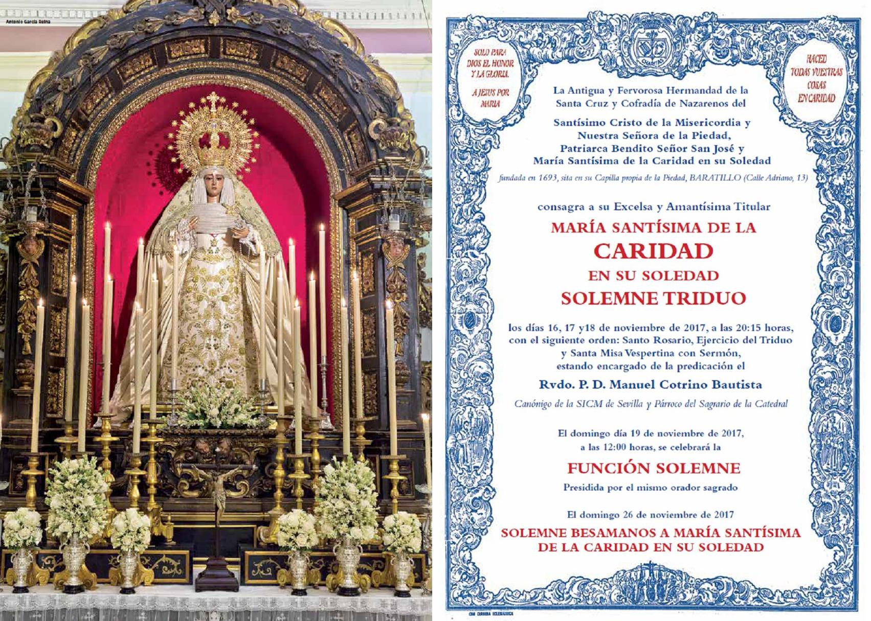 CONVOCATORIA CULTOS CARIDAD 2